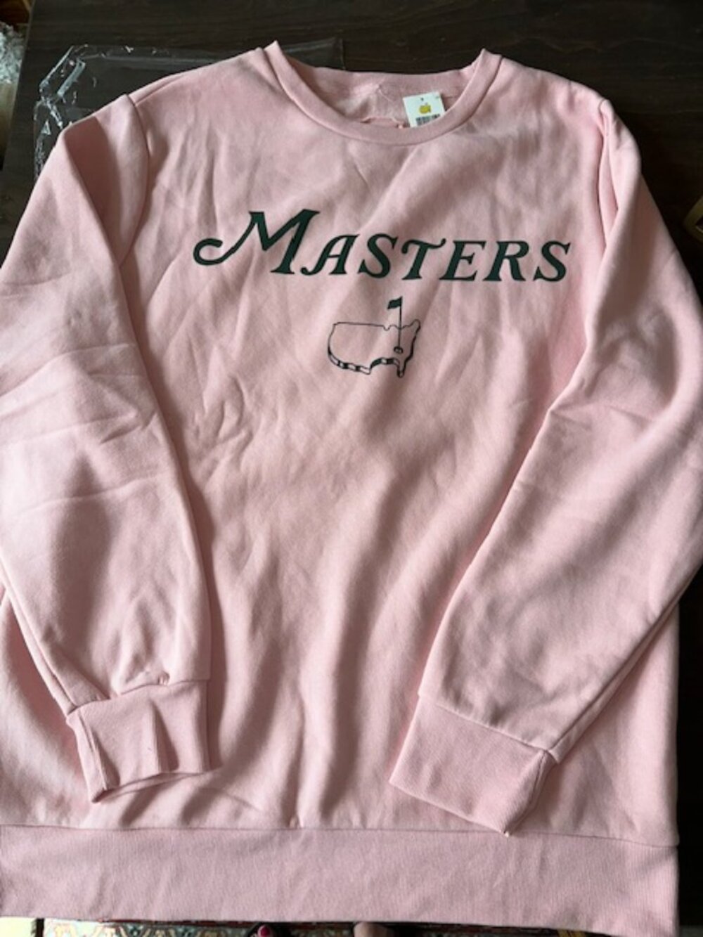 Authentic Pink Master's Shop Sweatshirt - size XL